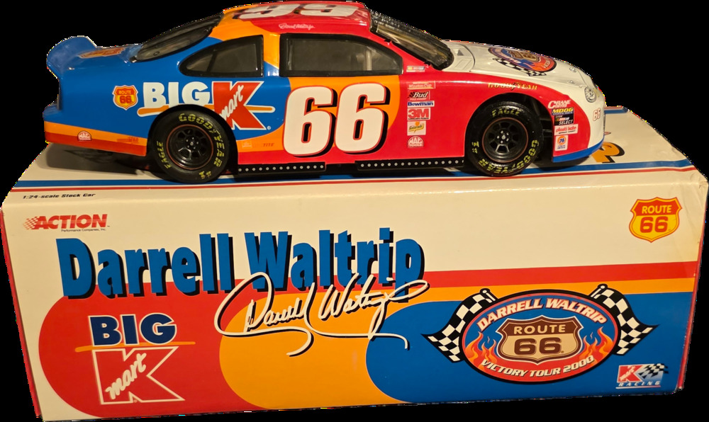 Darrell Waltrip #66 Big Kmart Route 66 Victory Tour 2000 1:24 Bank Taurus Nascar